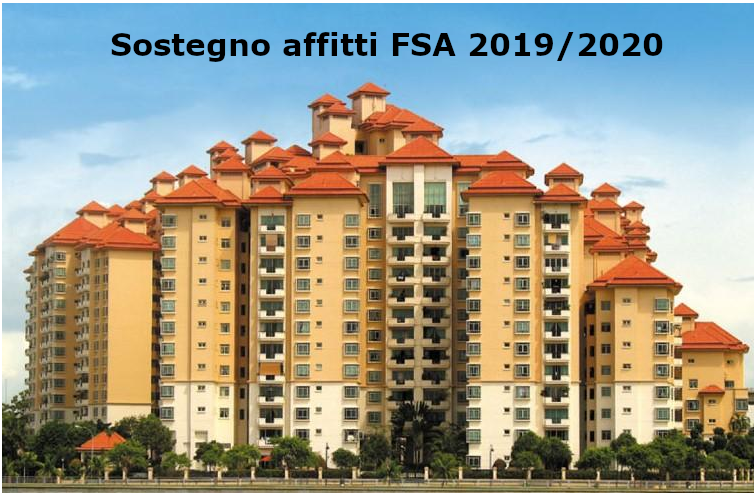Sostegno affitti FSA 2019/2020
